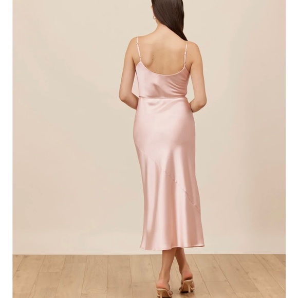 Waldorf dress in Blush Satin from Park & Fifth. - Picture 2 of 5